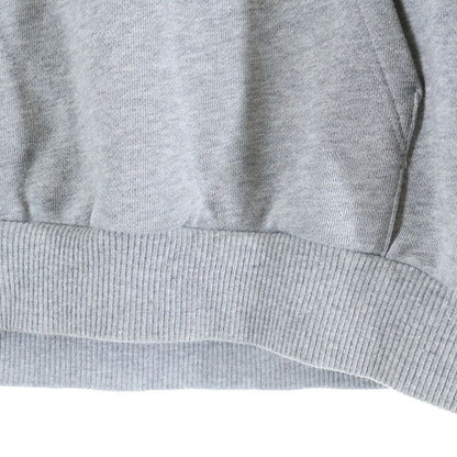 Celine 21AW Loose Hoodie Drawcord Logo Jacquard Pullover Sweatshirt Hoodie Grey