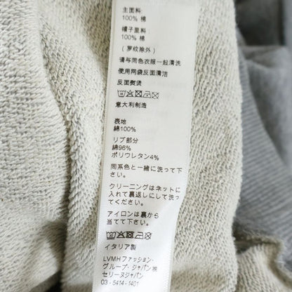 Celine 21AW Loose Hoodie Drawcord Logo Jacquard Pullover Sweatshirt Hoodie Grey