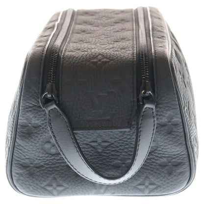 Louis Vuitton Dop Kit Monogram Taurillon Embossed Scuff Leather Hand Clutch