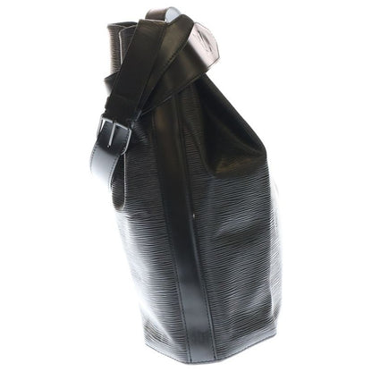 Louis Vuitton Sac Depaul Epi Leather Noir Black One Shoulder Bag Silver