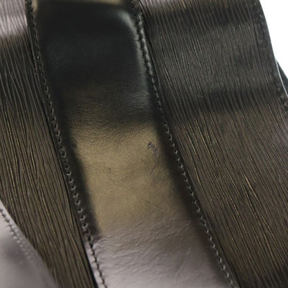 Louis Vuitton Sac Depaul Epi Leather Noir Black One Shoulder Bag Silver