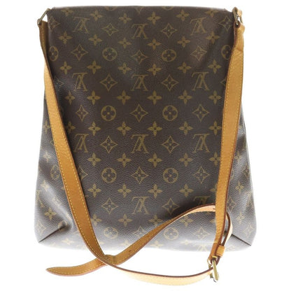 Louis Vuitton Monogram Musette Shoulder Bag Brown Pvcleather M51256 Gold