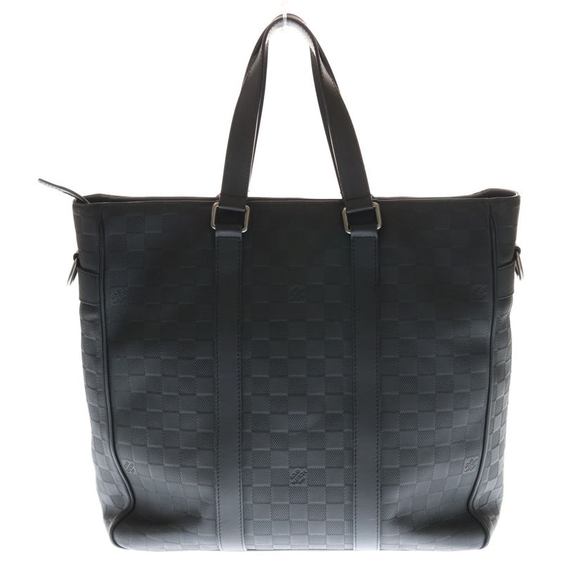 Louis Vuitton Tadao PM Damier Infini Leather 2WAY Shoulder Tote Bag Gunmetal