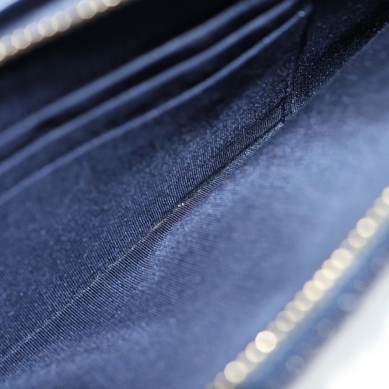 Chanel Deauville Mini Shoulder Bag Chain Bag Mini Bag Navy Denim Gold Hardware