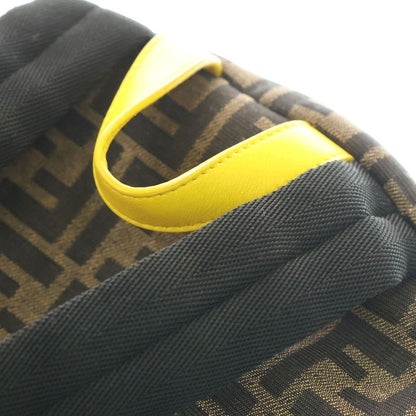 Fendi Monster Bugs Zucca Coated Canvas Backpack Sac Brown And Black 8bz040