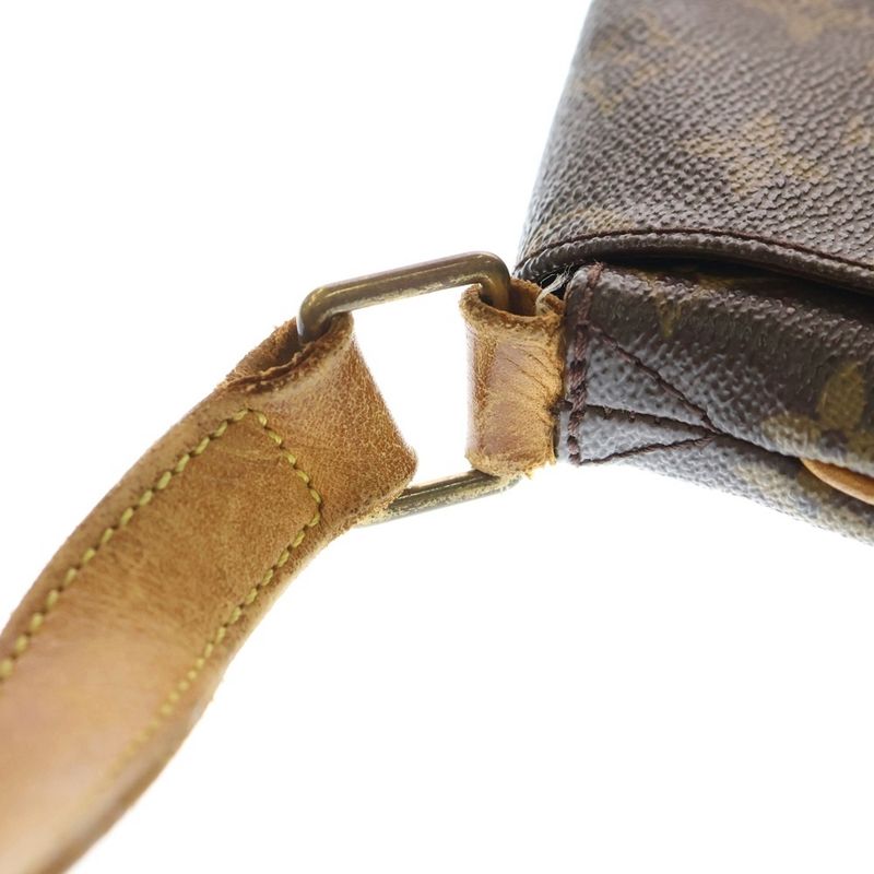 Louis Vuitton Monogram Musette Salsa Shoulder Bag Brown Leather X PVC M51258