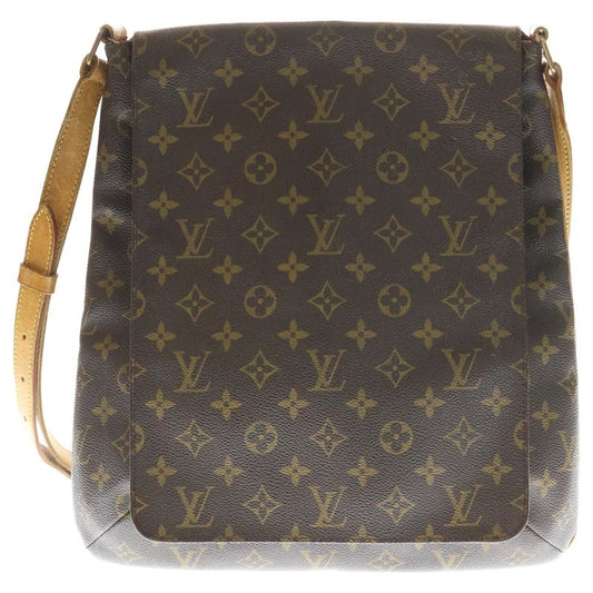 Louis Vuitton Monogram Musette Salsa Shoulder Bag Brown Leather X PVC M51258