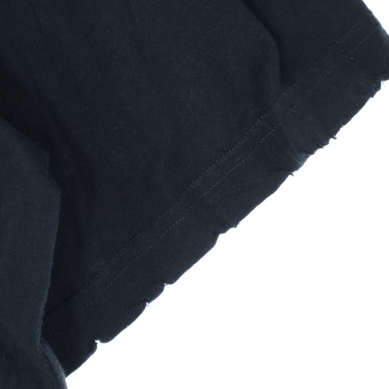 Balenciaga Distressed T-shirt 739784 Tovf4 Back Neck Logo Embroidery Damaged