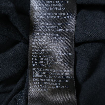 Balenciaga Distressed T-shirt 739784 Tovf4 Back Neck Logo Embroidery Damaged