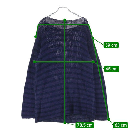 Hermes Margiela Period Knit With Front Pockets Purple Black