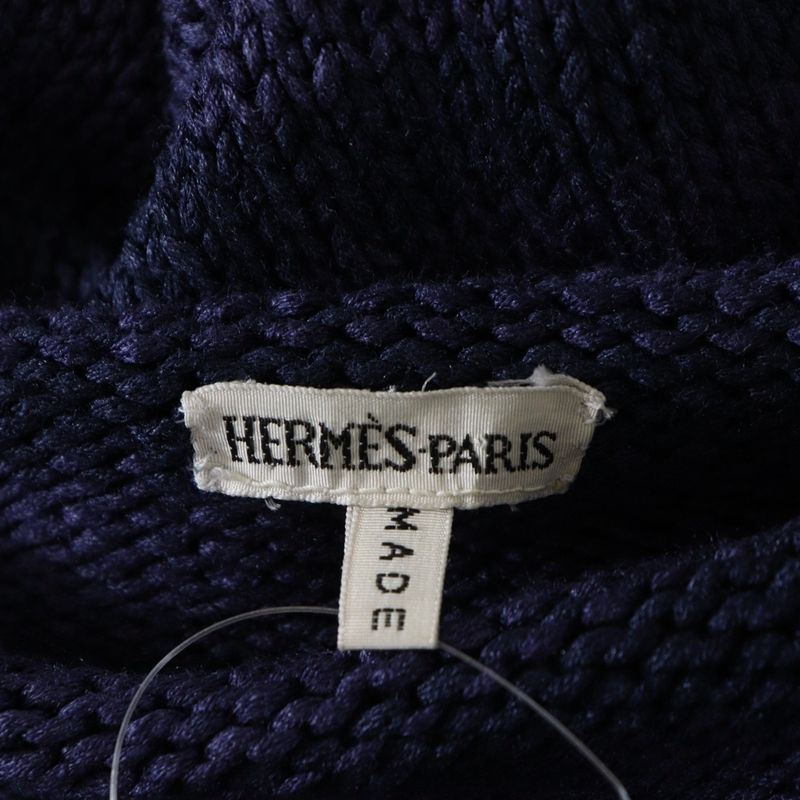 Hermes Margiela Period Knit With Front Pockets Purple Black