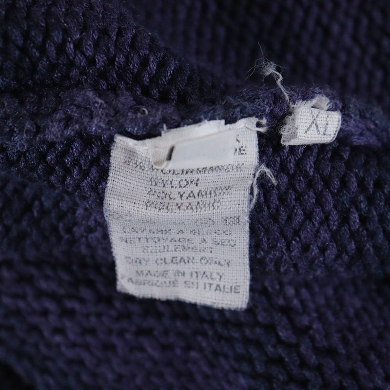 Hermes Margiela Period Knit With Front Pockets Purple Black