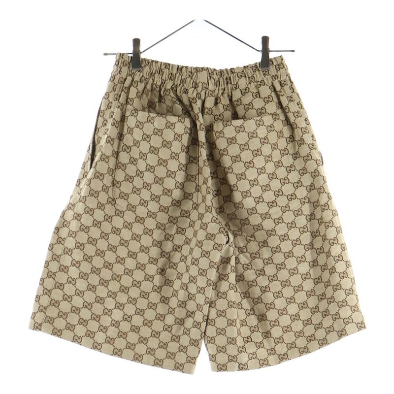 Gucci 23AW Linen Blend Canvas Short Pants Linen Blend Canvas Short Pants GG