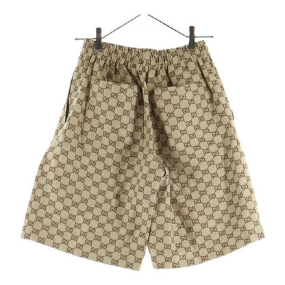 Gucci 23AW Linen Blend Canvas Short Pants Linen Blend Canvas Short Pants GG