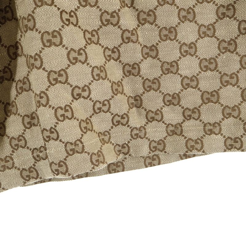 Gucci 23AW Linen Blend Canvas Short Pants Linen Blend Canvas Short Pants GG