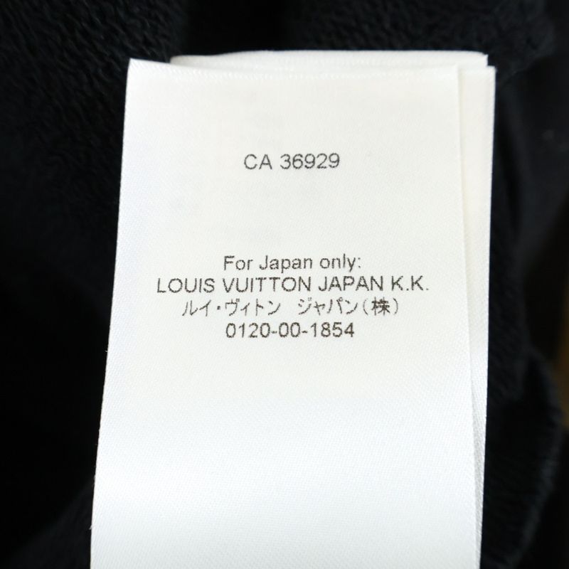 Louis Vuitton 24SS Monogram Switched Zip-up Hoodie Black Rm241 FWC Hqy68w