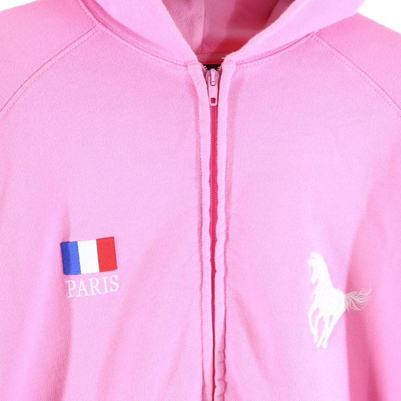 Balenciaga 22AW Polo Zip-up Hoodie Polo Zip-up Hoodie Pink 720425 Tnvd4
