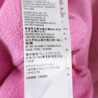 Balenciaga 22AW Polo Zip-up Hoodie Polo Zip-up Hoodie Pink 720425 Tnvd4
