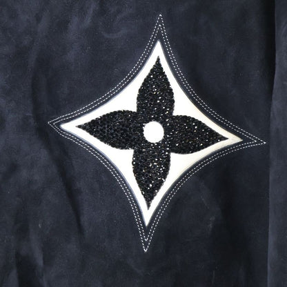 Louis Vuitton 24AW Embellished Dramskin Bomber Blouson Rm242 JJS Hrl71e Black