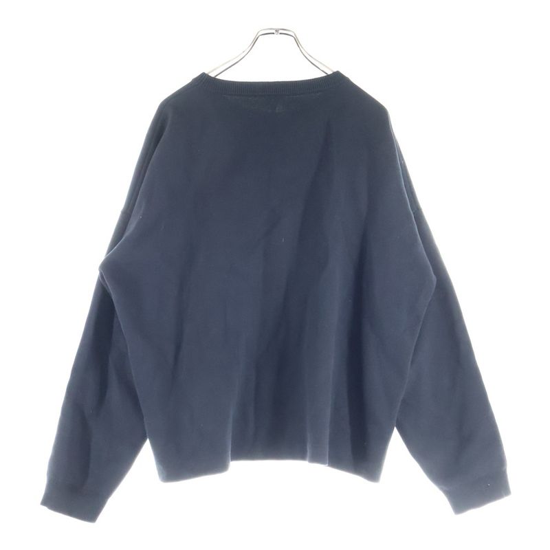 Loewe Anagram Pocket Sweater Anagram Front Pocket Crewneck Sweater Knit Black