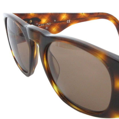 Chanel Matelasse Coco Mark Sunglasses Eyewear With Tortoiseshell Pattern Brown
