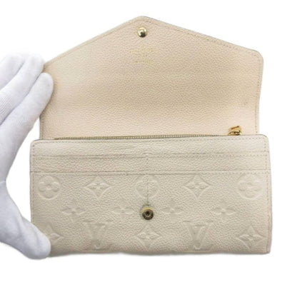Louis Vuitton M64081 Monogram Empreinte Portefeuille Sarah Long Wallet Cowhide