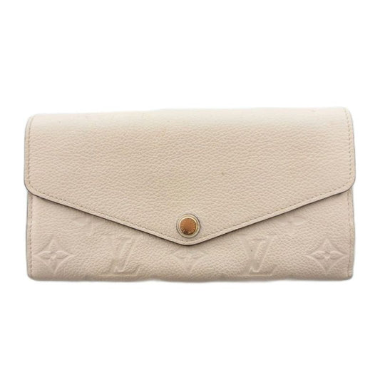 Louis Vuitton M64081 Monogram Empreinte Portefeuille Sarah Long Wallet Cowhide