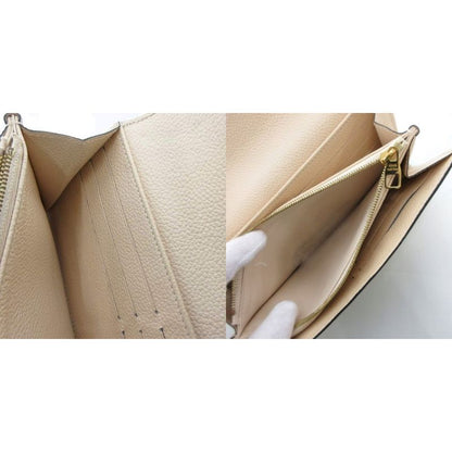 Louis Vuitton M64081 Monogram Empreinte Portefeuille Sarah Long Wallet Cowhide