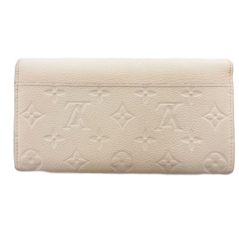 Louis Vuitton M64081 Monogram Empreinte Portefeuille Sarah Long Wallet Cowhide