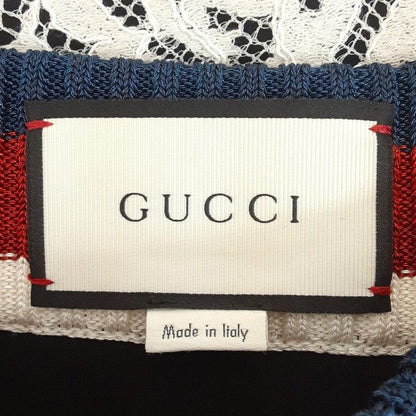 Gucci Skirt Size S Women - 457919 White X Black X Multi Knee Length Lace Wes