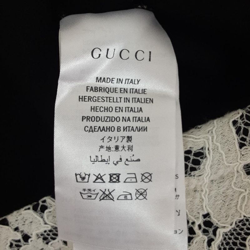 Gucci Skirt Size S Women - 457919 White X Black X Multi Knee Length Lace Wes