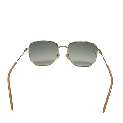 Gucci Sunglasses - Gg0396s Khaki X Gold X Beige