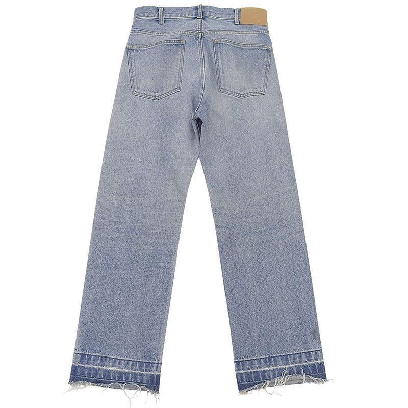 Celine 22AW N850 034S 08ZM Boydoll Wesley Jeans Cut Off Wide Straight Button