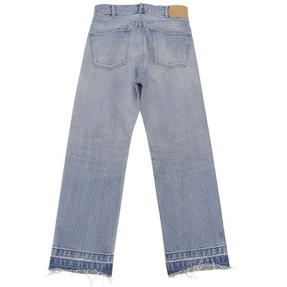 Celine 22AW N850 034S 08ZM Boydoll Wesley Jeans Cut Off Wide Straight Button