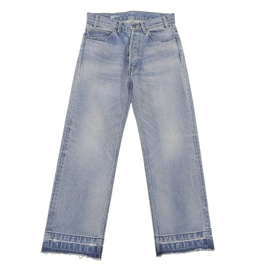 Celine 22AW N850 034S 08ZM Boydoll Wesley Jeans Cut Off Wide Straight Button