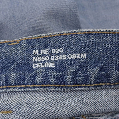Celine 22AW N850 034S 08ZM Boydoll Wesley Jeans Cut Off Wide Straight Button