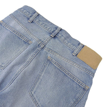 Celine 22AW N850 034S 08ZM Boydoll Wesley Jeans Cut Off Wide Straight Button