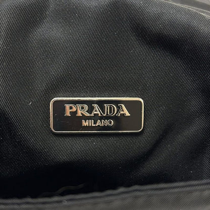 Prada Shoulder Bag - Black Phone Pochette Triangle Logo