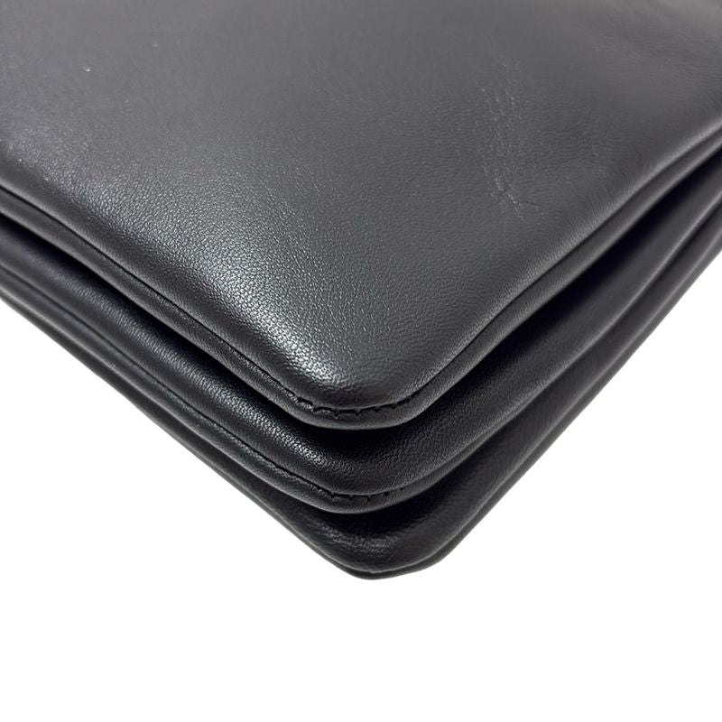 Celine Shoulder Bag Trio Dark Navy Leather