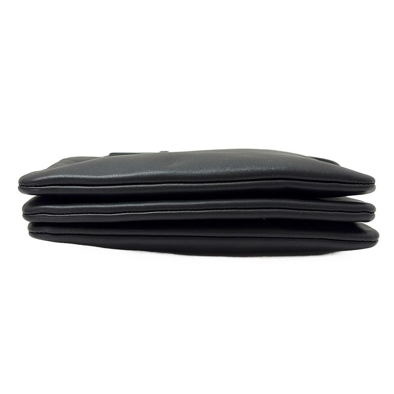 Celine Shoulder Bag Trio Dark Navy Leather