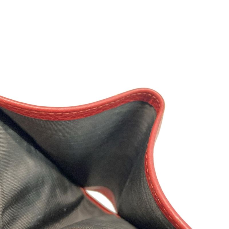 Gucci Bifold Wallet GG Marmont 456126 Red Leather