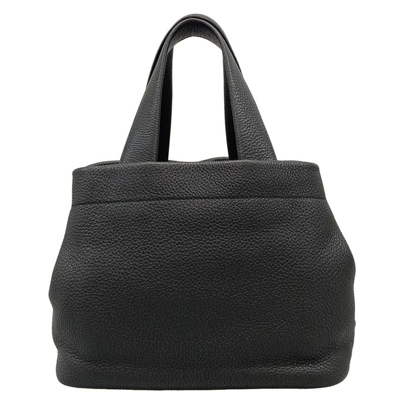 Prada Small Leather Tote Bag 1bg390 Black Perforated Logo Leather