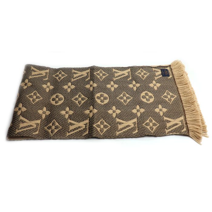 Louis Vuitton Echarpe Giant Monogram Jungle Scarf Brown Beige M75884 Gm0139
