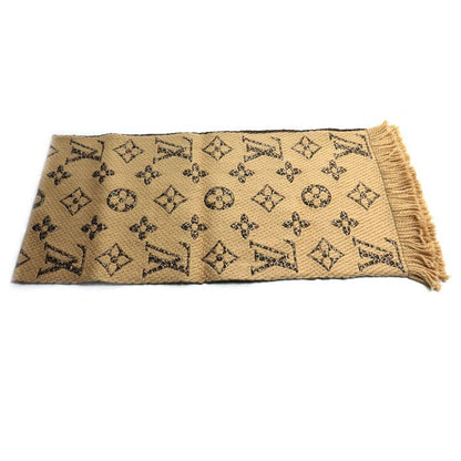 Louis Vuitton Echarpe Giant Monogram Jungle Scarf Brown Beige M75884 Gm0139