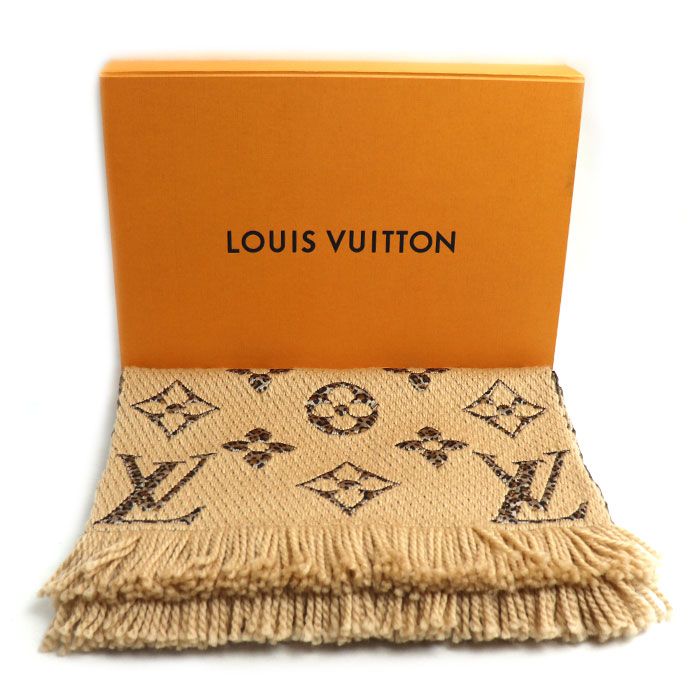 Louis Vuitton Echarpe Giant Monogram Jungle Scarf Brown Beige M75884 Gm0139