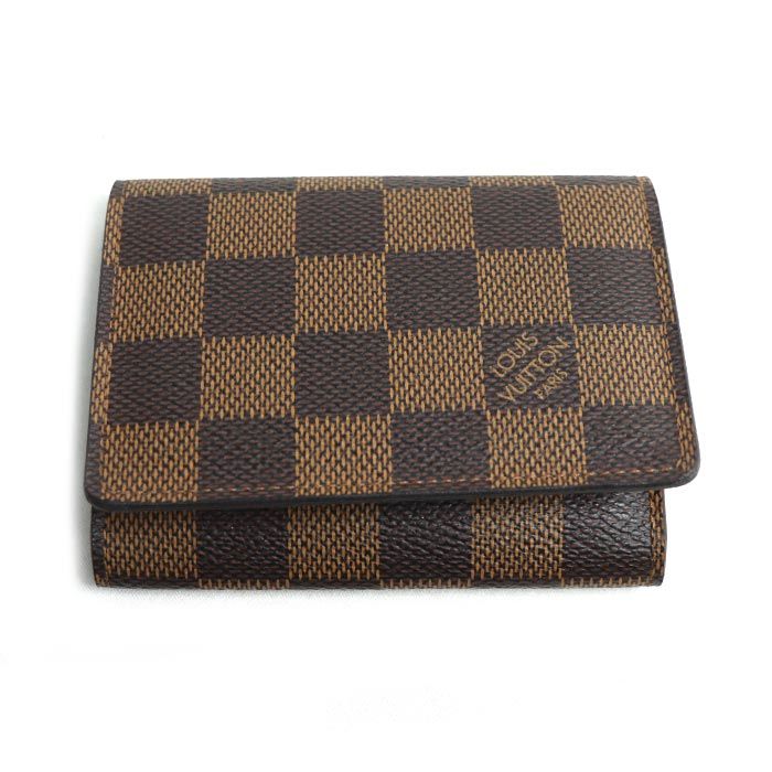 Louis Vuitton Envelop Carte De Visite Card Case Damier N62920 Ca5112 Unisex