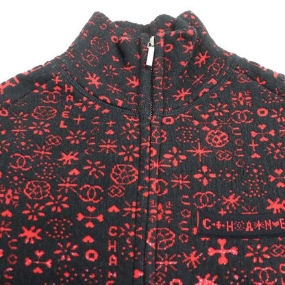 Chanel Zip-up Cardigan Blouson Black Multi P70783k10214 36 Women Preowned