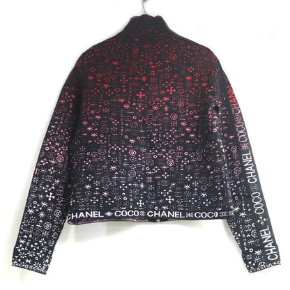 Chanel Zip-up Cardigan Blouson Black Multi P70783k10214 36 Women Preowned