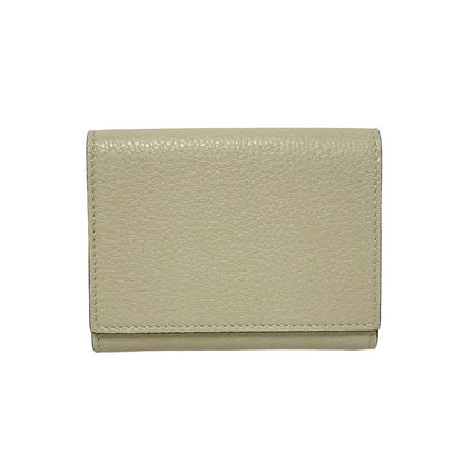 Gucci Trifold Wallet With Gucci Logo 731694 Ivory Leather