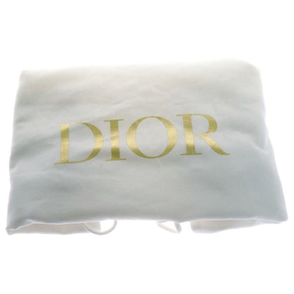 Christian Dior Micro Cannage Dior Camp Shoulder Bag Black Leather Silver